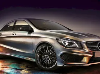 Mercedes Benz CLA 250 AMG. Открытка с поздравлением